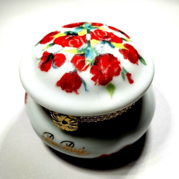 Ben Bridge Porcelain Ring Pill Trinket Box 2005 - Picture 5 of 12